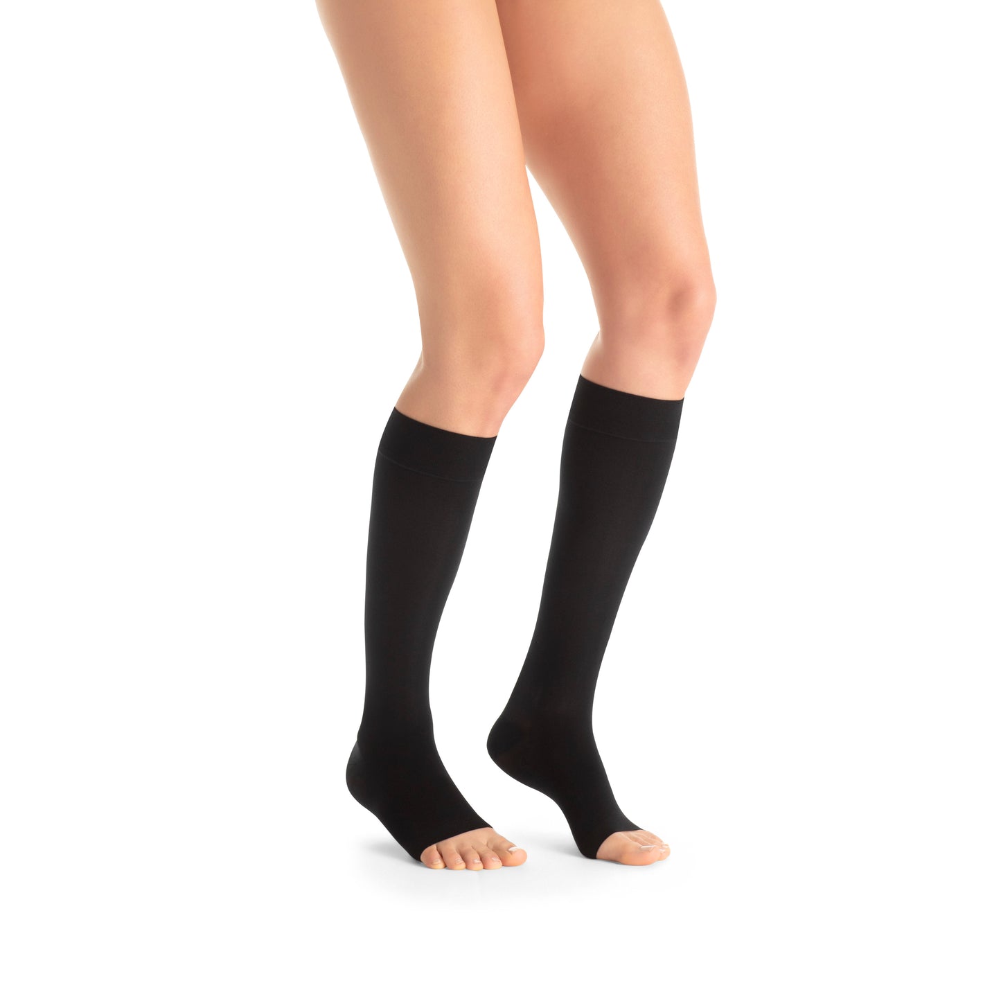 JOBST® UltraSheer Women’s Knee High 15-20 mmHg Compression Stockings – Open Toe