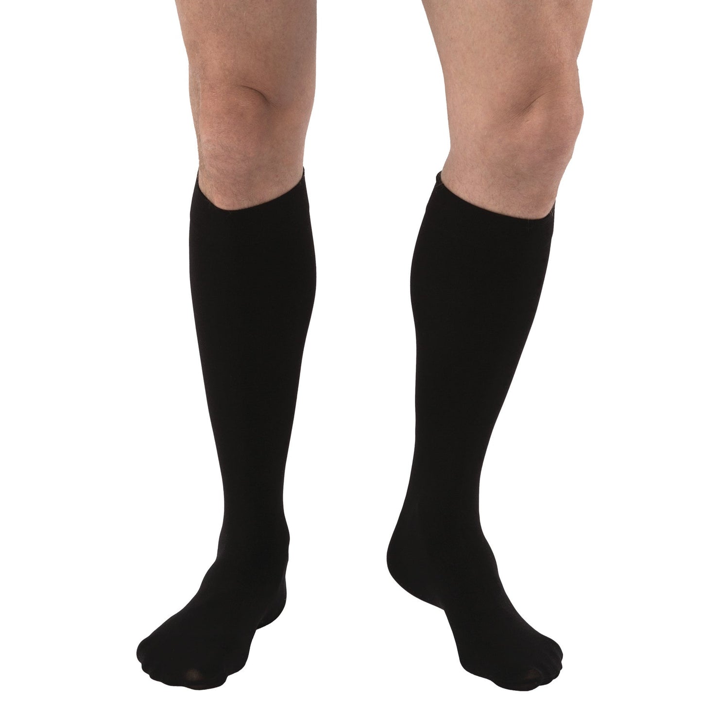 JOBST® Relief Knee High 30-40 mmHg Compression Stockings with Silicone Top Band - Closed Toe