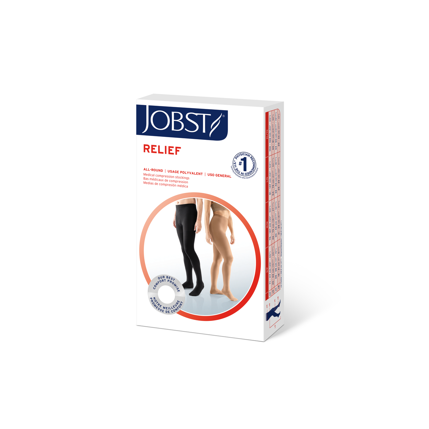 JOBST® Relief Waist High 15-20 mmHg Compression Stockings