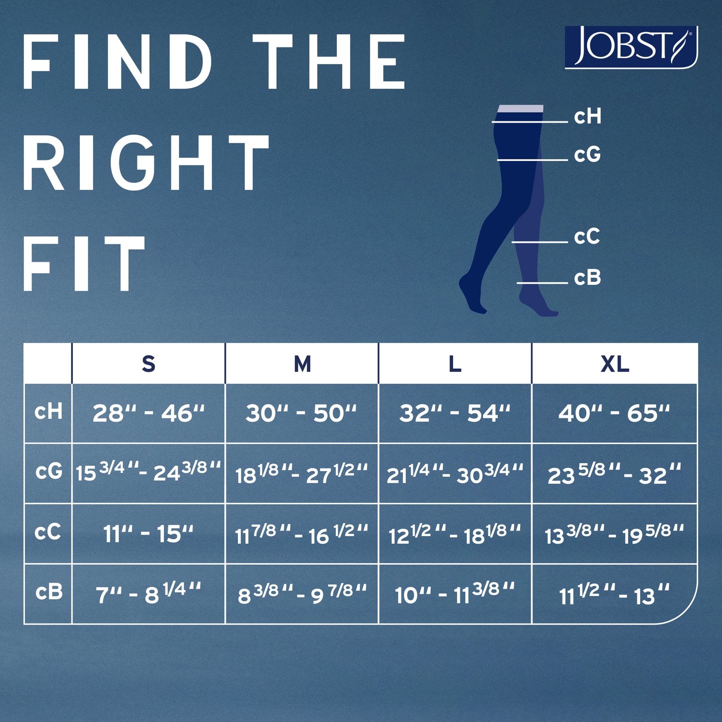 JOBST® Relief Waist High 15-20 mmHg Compression Stockings