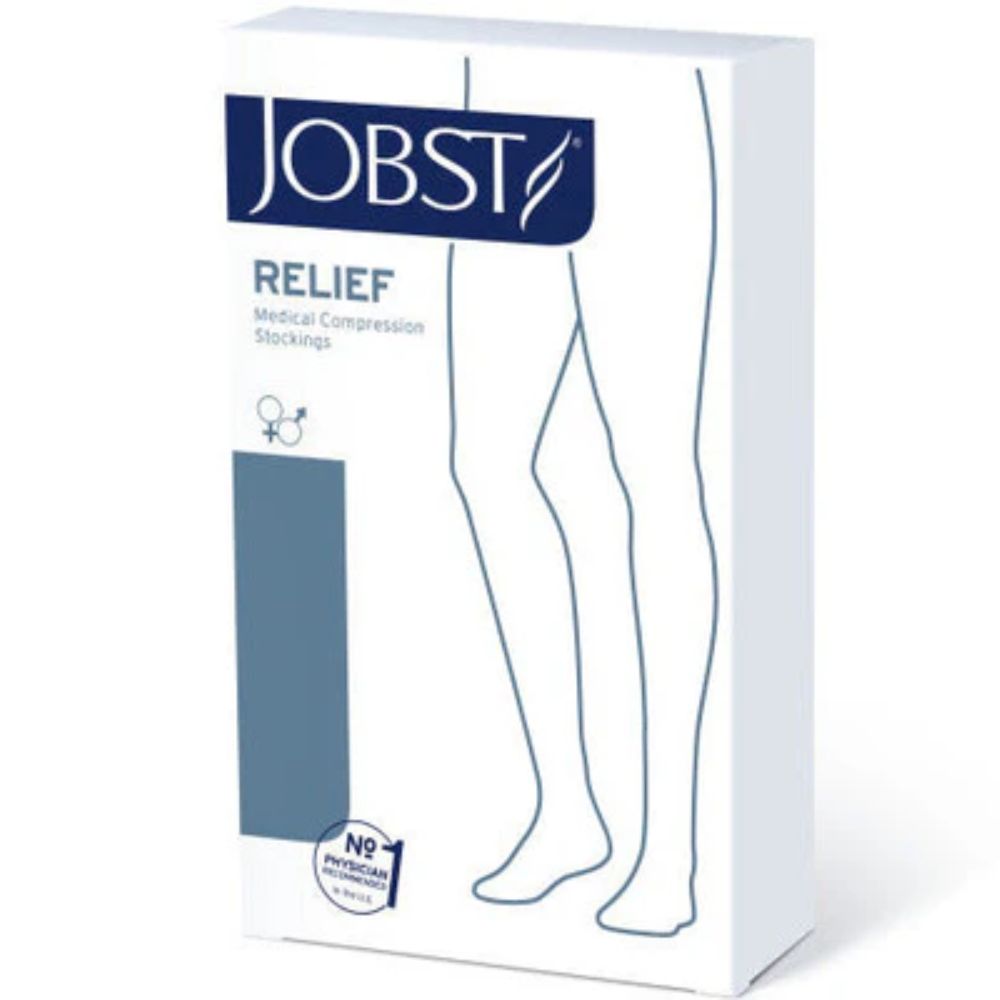 JOBST® Relief Double Leg Chap 20-30 mmHg Compression Stockings – Open Toe