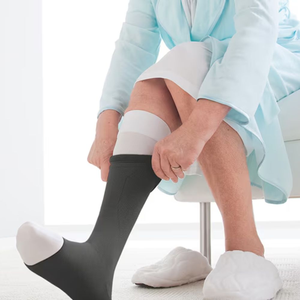 JOBST® Relief Knee High 30-40 mmHg Compression Stockings - Opened toe