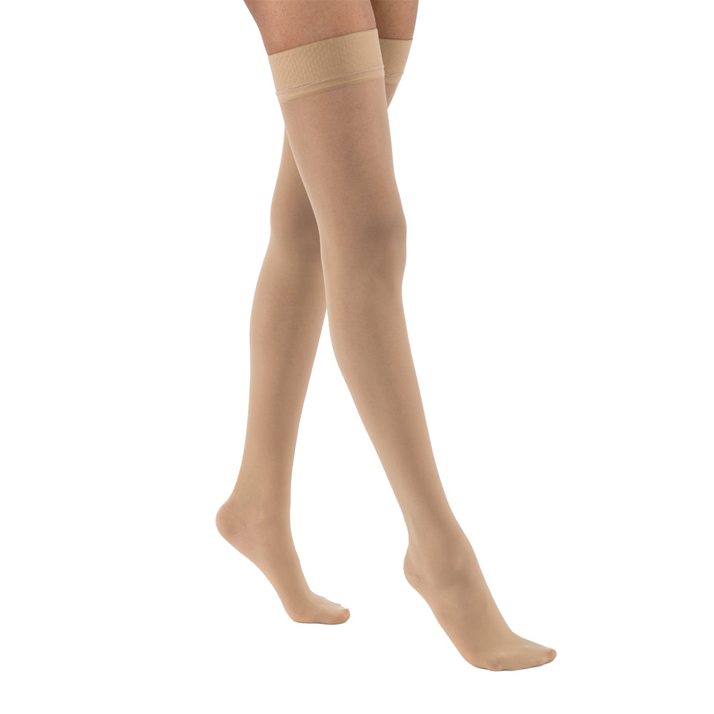 JOBST® UltraSheer Sensitive Women’s Thigh High 30-40 mmHg Compression Stockings – Closed Toe