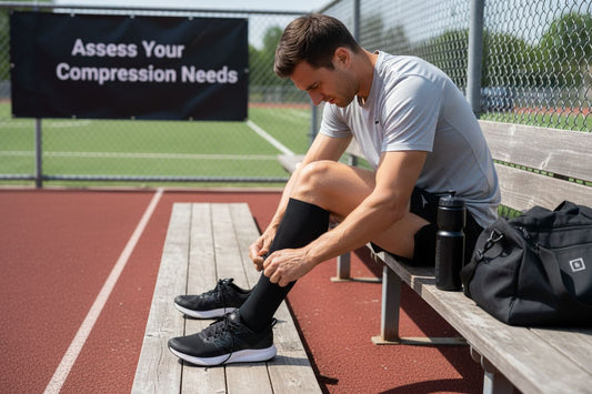 compression socks running fitting