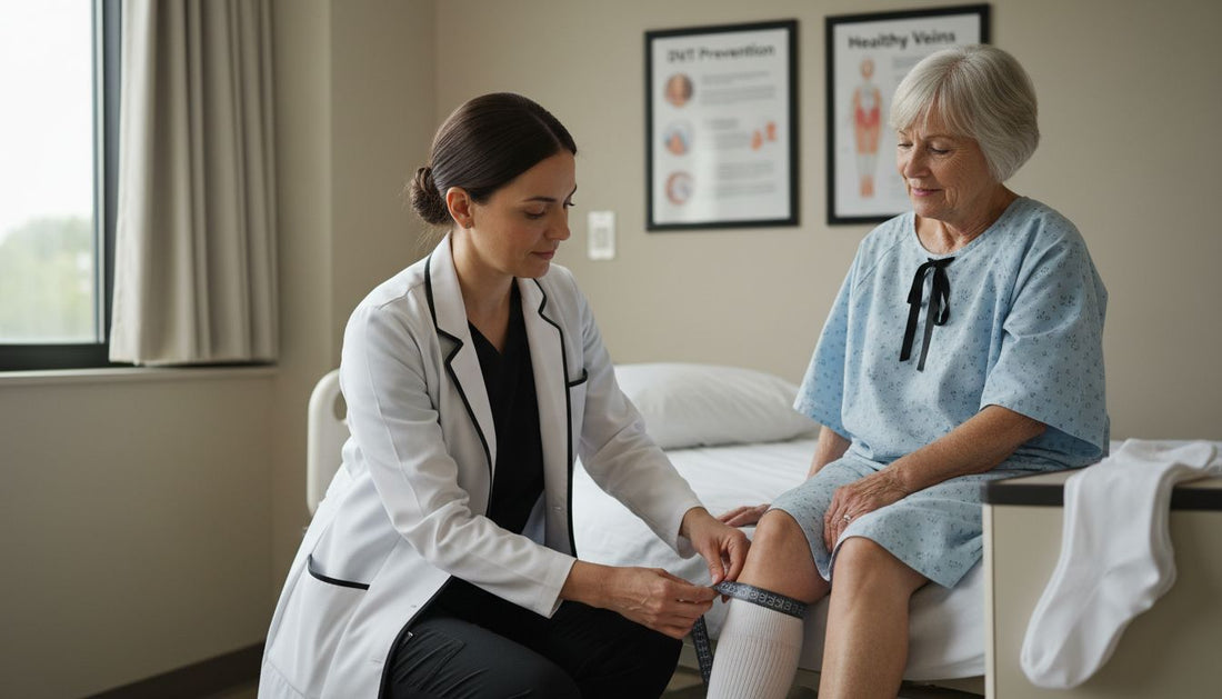 compression stockings application