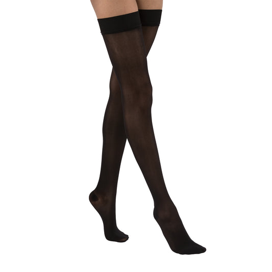 JOBST® UltraSheer Sensitive Women’s Thigh High 15-20 mmHg Compression Stockings – Closed Toe