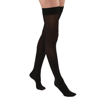JOBST® Relief Thigh High 20-30 mmHg Compression Stockings with Silicone Top Band, Closed Toe