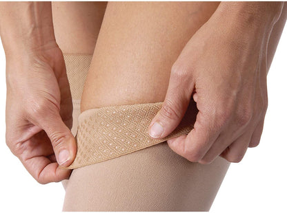 JOBST® Relief Thigh High 20-30 mmHg Compression Stockings with Silicone Top Band, Closed Toe