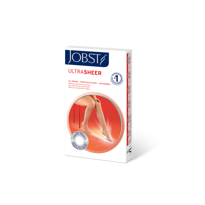 JOBST® UltraSheer Women’s Knee High 15-20 mmHg Compression Stockings – Closed Toe