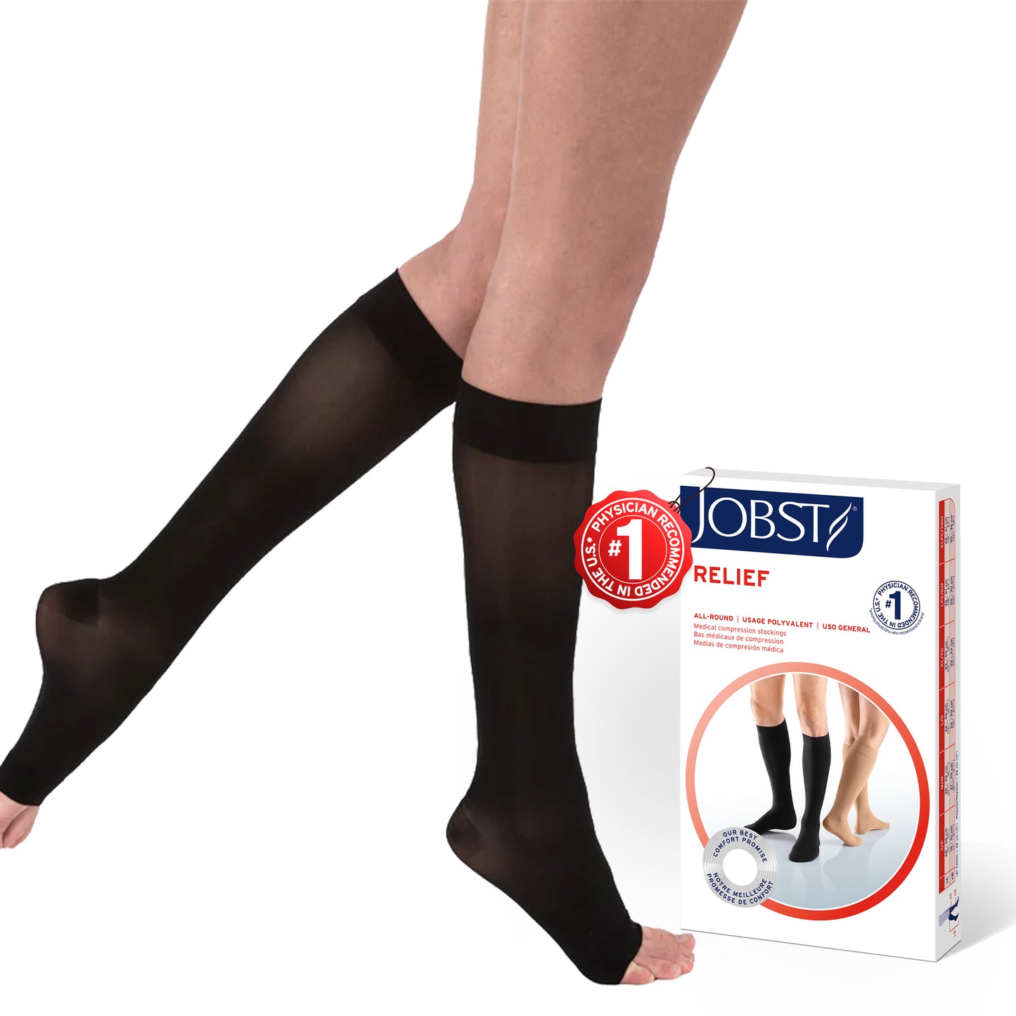 JOBST® UltraSheer Women’s Knee High 20-30 mmHg Compression Stockings