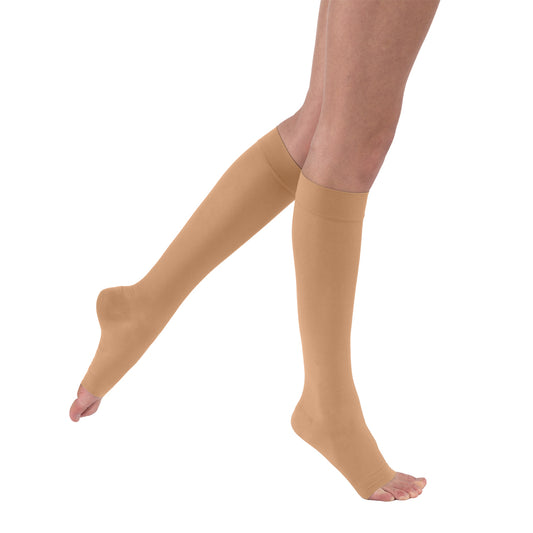 JOBST® UltraSheer Women’s Knee High 15-20 mmHg Compression Stockings – Open Toe